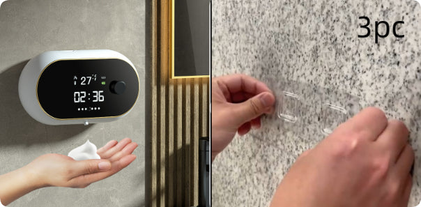 Automatyczny dozownik mydła i środka dezynfekującego w piance, naścienny, USB